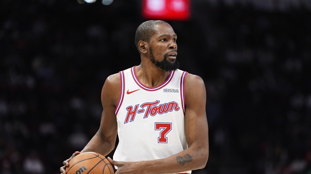 Kevin Durant jättää väliin kolmannen Houston Rockets -ottelunsa tällä kaudella